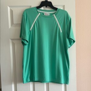 Women's Aqua Short Sleeve Tee